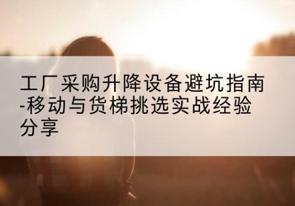 湘西移动式升降机怎么选-工厂采购升降设备避坑指南-移动与货梯挑选实战经验分享